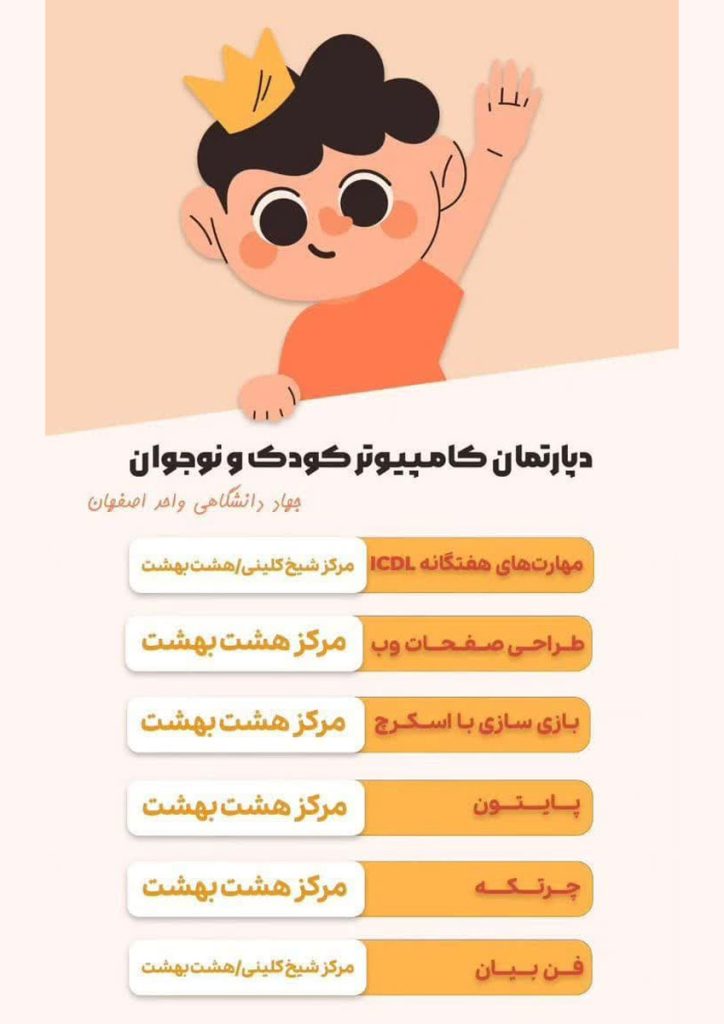 دپارتمان کامپیوتر کودک و نوجوان